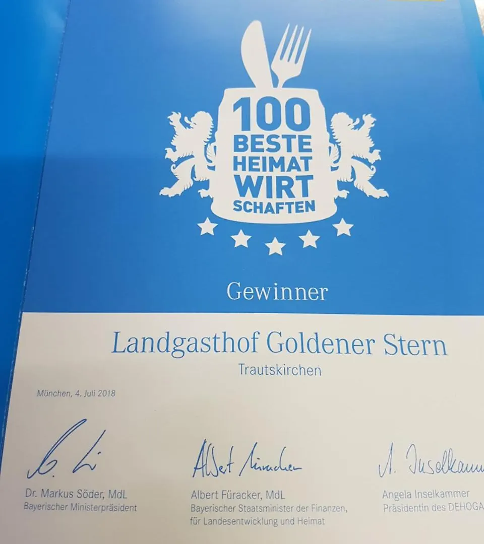 Landhotel Goldener Stern Trautskirchen 3*,  ドイツ